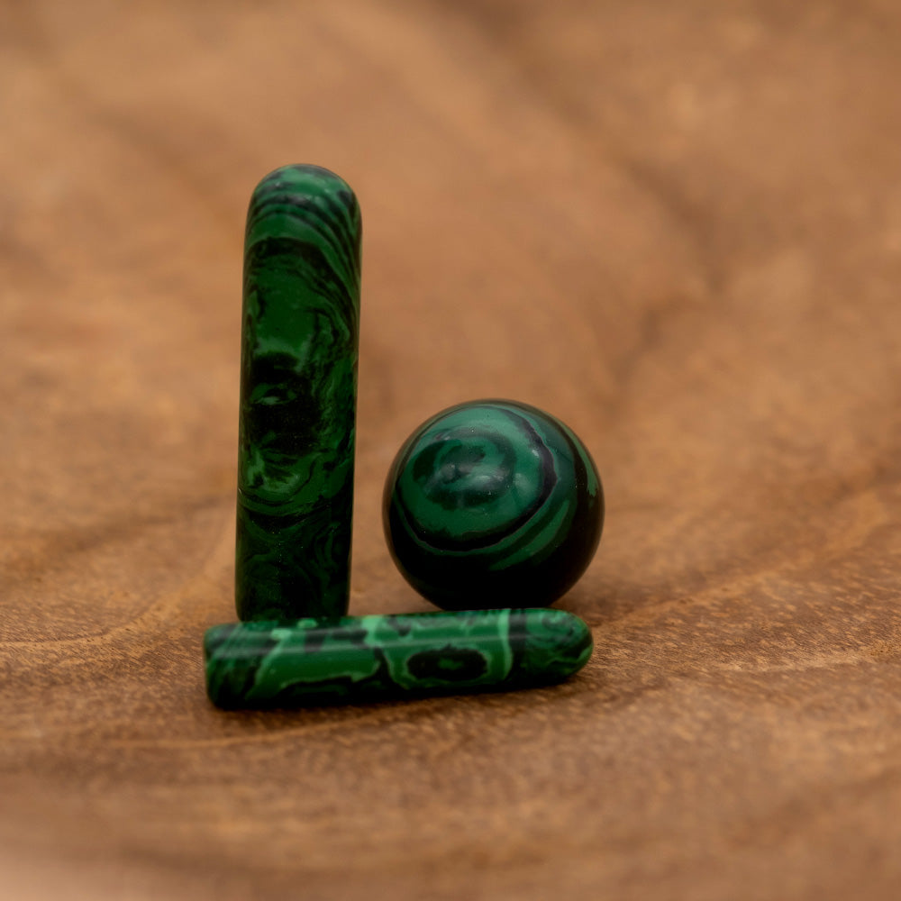 Kraftstein Malachit Größe XS