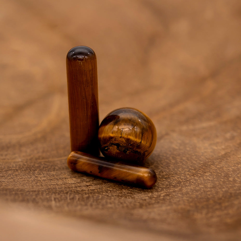 Kraftstein Tigerauge Größe XS