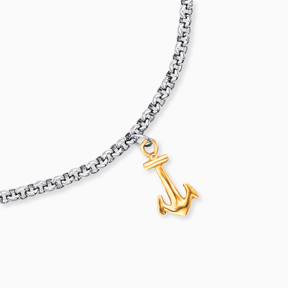 Fußkette Edelstahl Glaube Liebe Hoffnung Tricolor