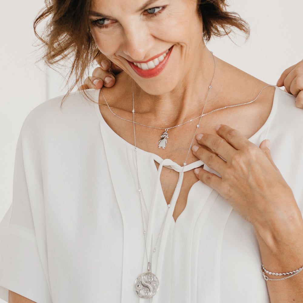 Halskette 925er Silber My Girl Gravierbar