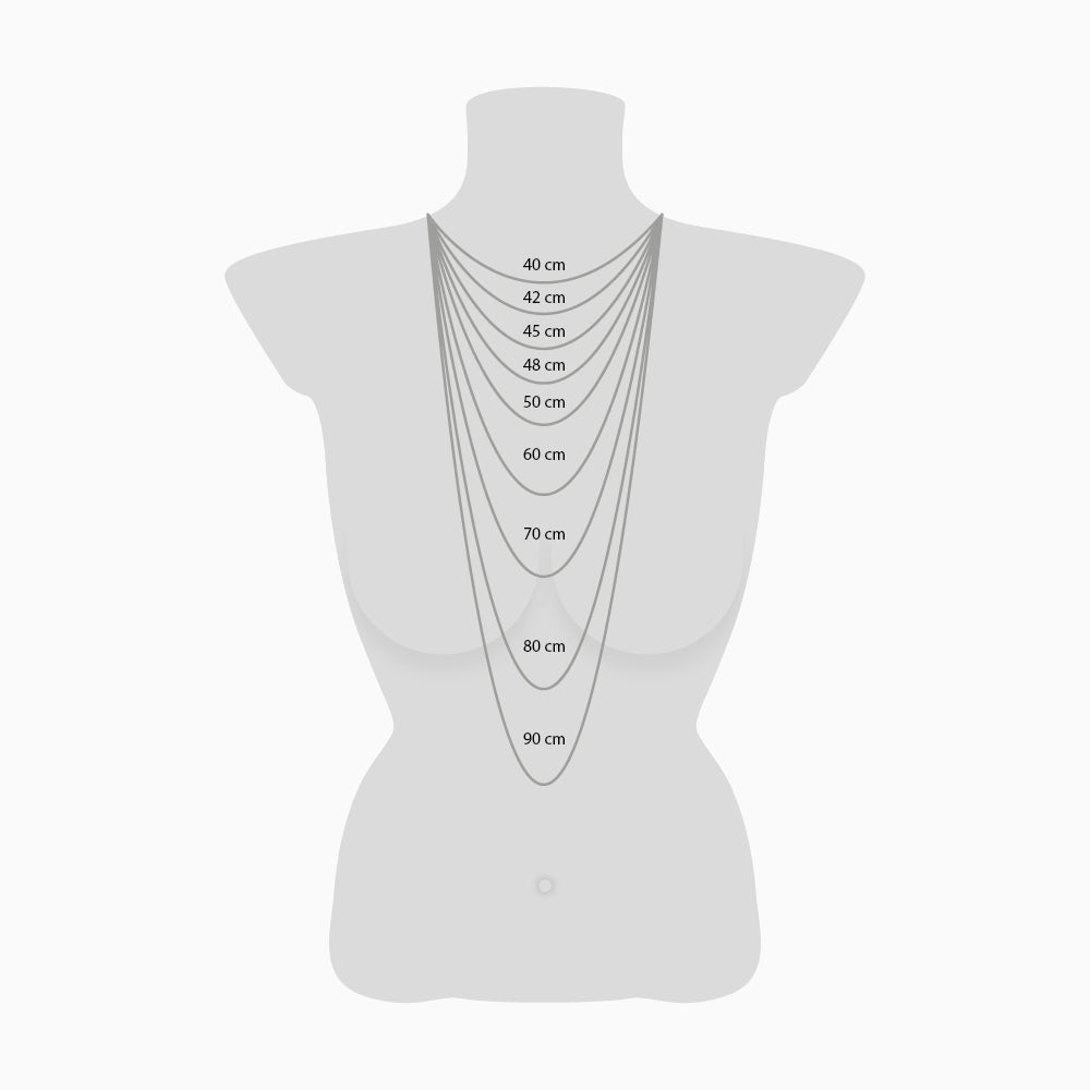 Halskette 925er Silber Twist mit Zirkonia