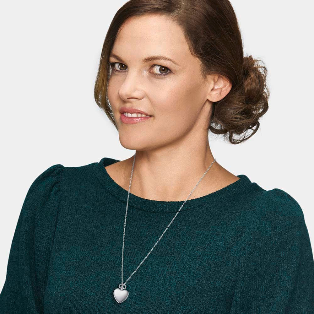 Anhänger 925er Silber Herz Medaillon