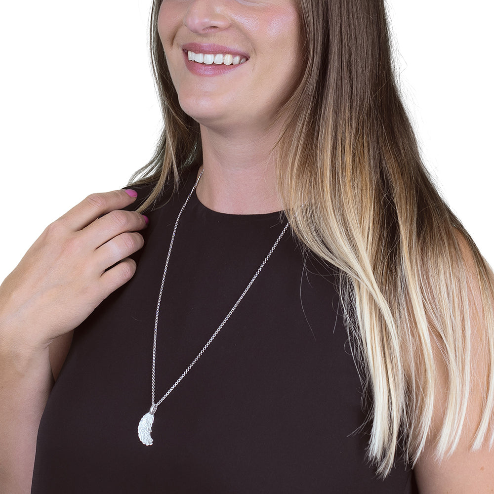 Anhänger 925er Silber Flügel Roségold