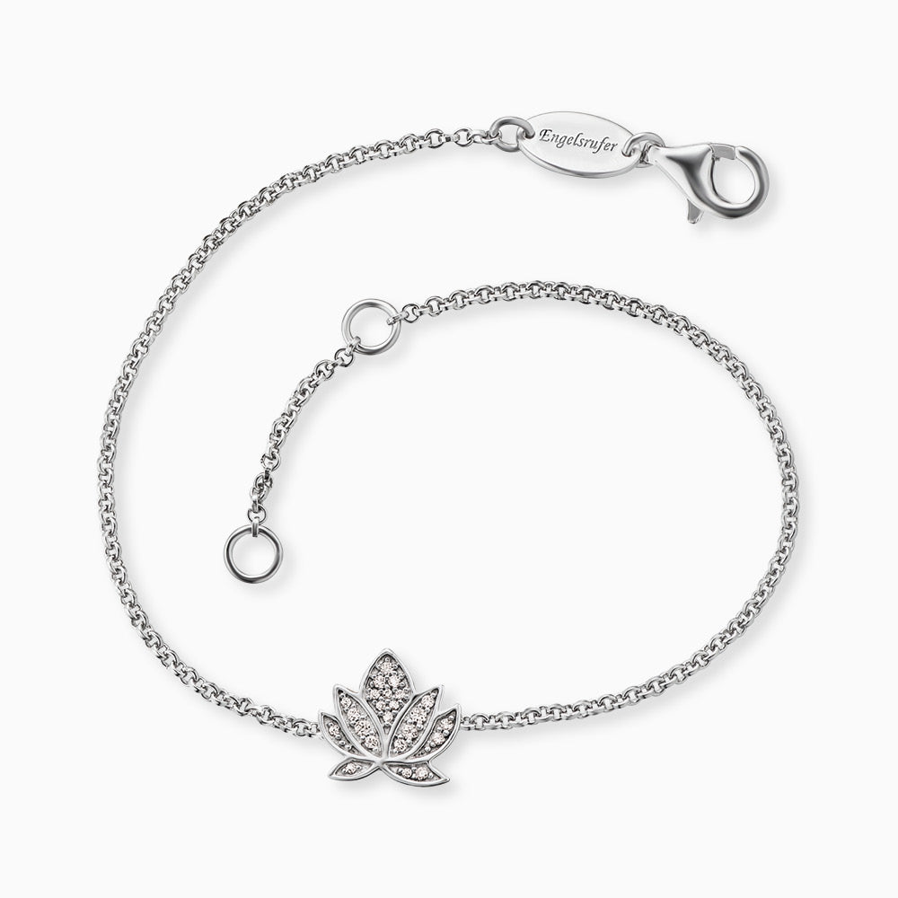 Set Uhr Edelstahl Lebensblume & Armband 925er Silber