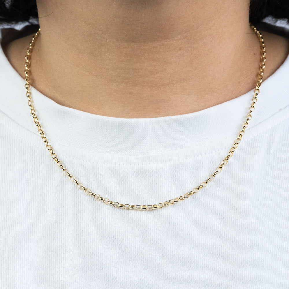 Ankerkette 925er Silber Gold