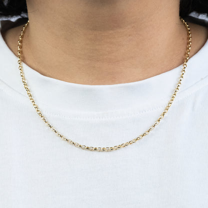 Ankerkette 925er Silber Gold