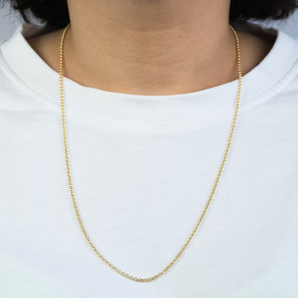 Erbskette 925er Silber Gold