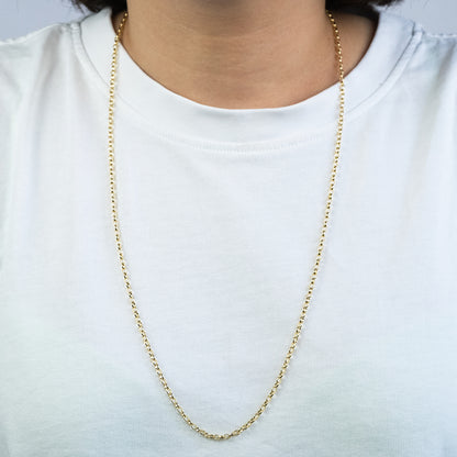 Ankerkette 925er Silber Gold