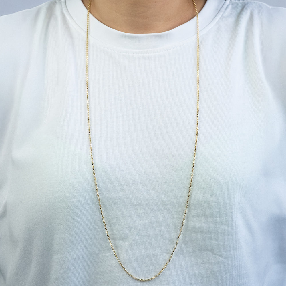 Erbskette 925er Silber Gold