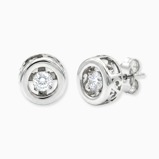 Ohrstecker Silber Twinkle mit Zirkonia