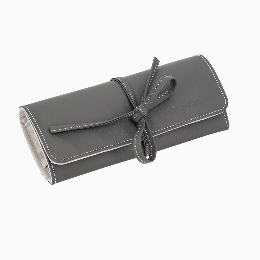 Engelsrufer jewelry roll made of imitation leather with soft velvet lining