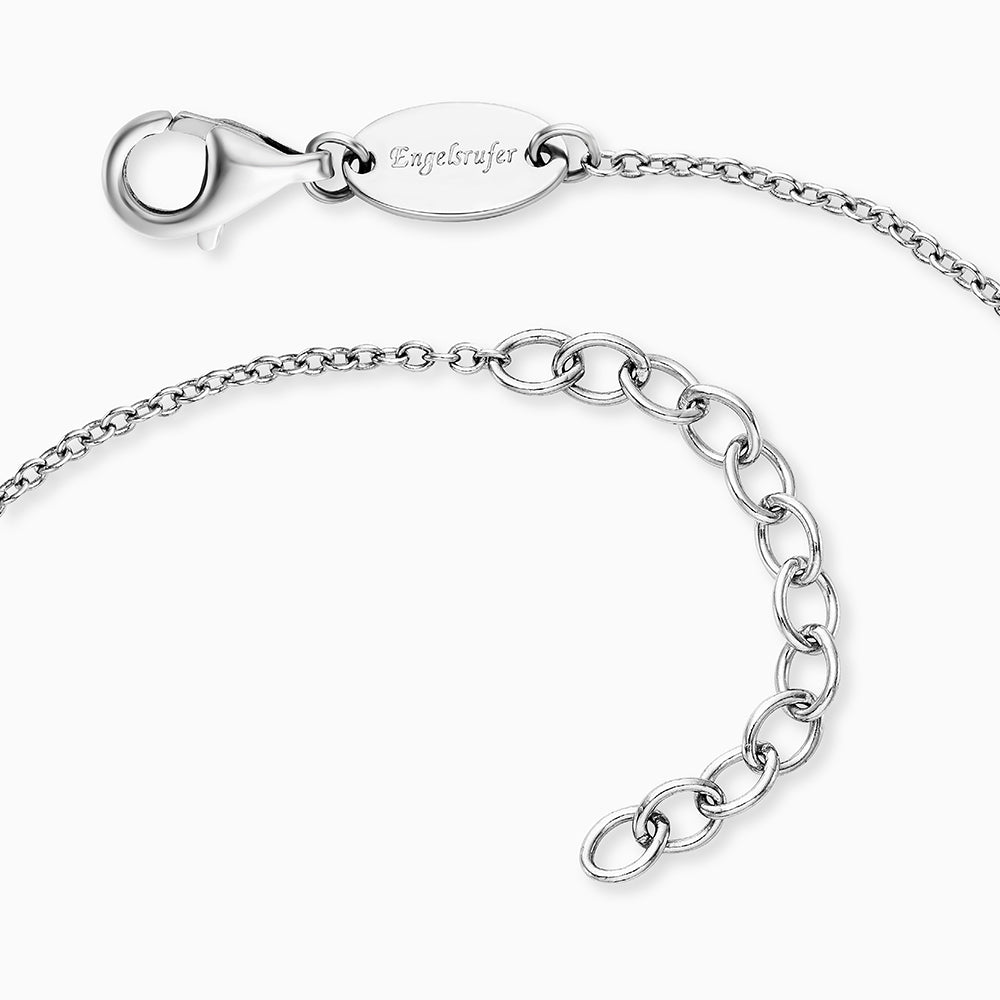 Engelsrufer Armband 925er Sterlingsilber Bicolor mit Aloha Herz