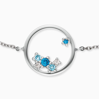 Engelsrufer bracelet silver with multicolor Cosmo pendant