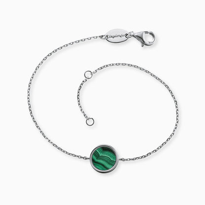 Engelsrufer Damen-Armband silber mit Stein Malachit Powerful Stone