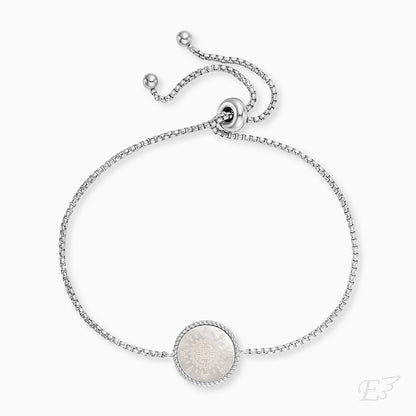 Engelsrufer Damenarmband mit Kompass aus Perlmutt in Sterlingsilber