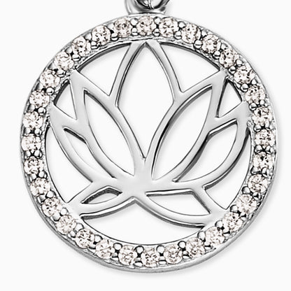Engelsrufer Lotus women's charm silver with zirconia