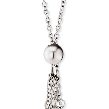 Engelsrufer silver necklace Paradise with black Chime XS