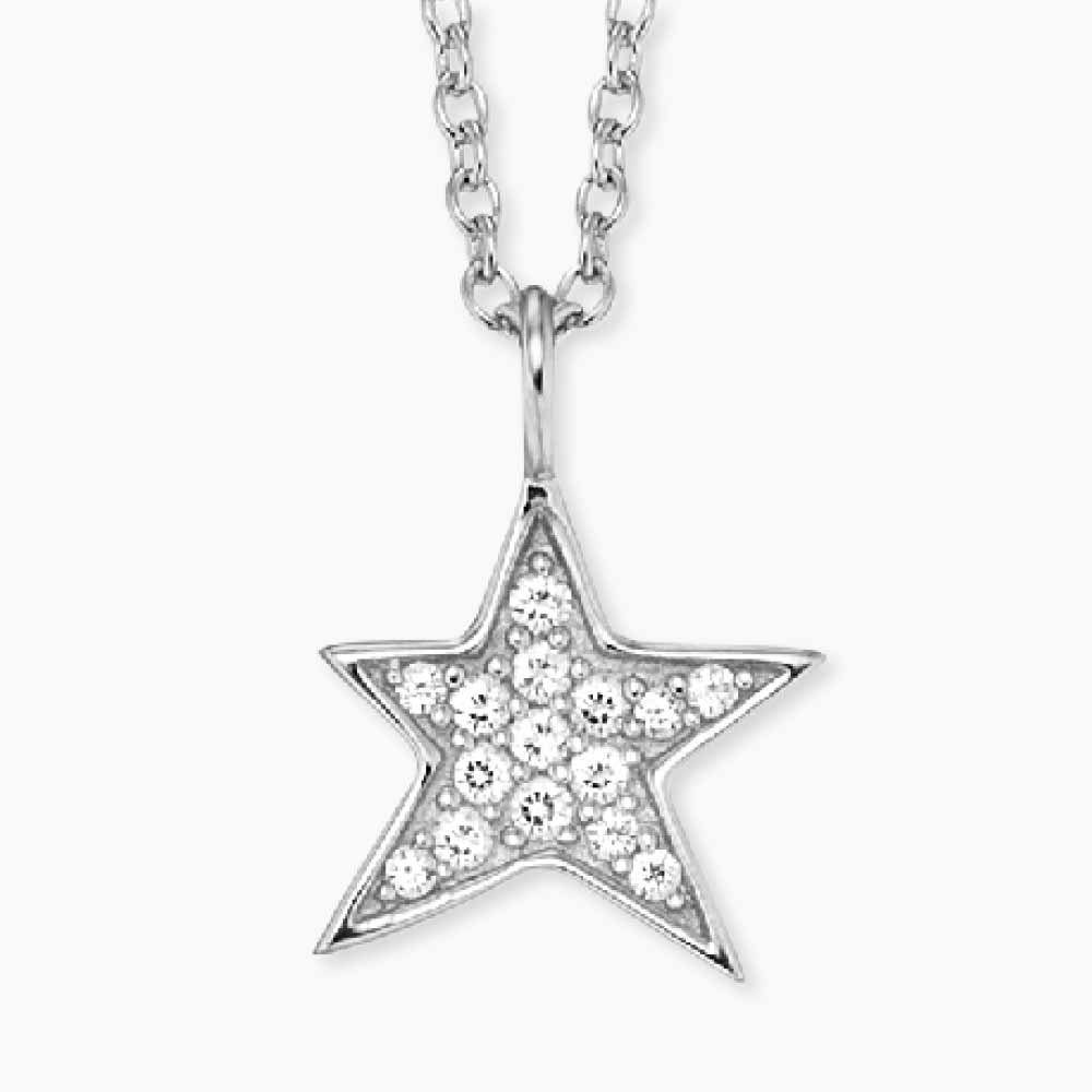 Engelsrufer women's necklace with star pendant and zirconia