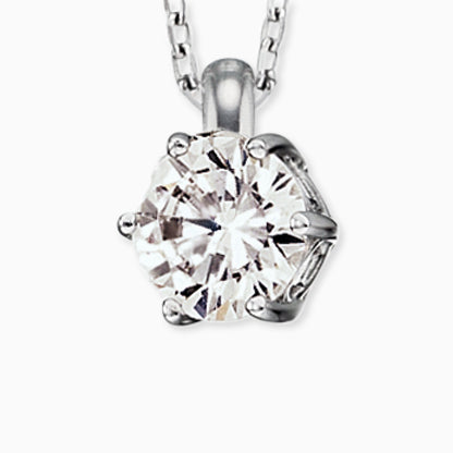 Engelsrufer women's necklace with silver pendant and shiny zirconia