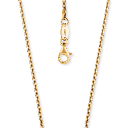 Toro chain 1.6mm silver gold plated 90cm