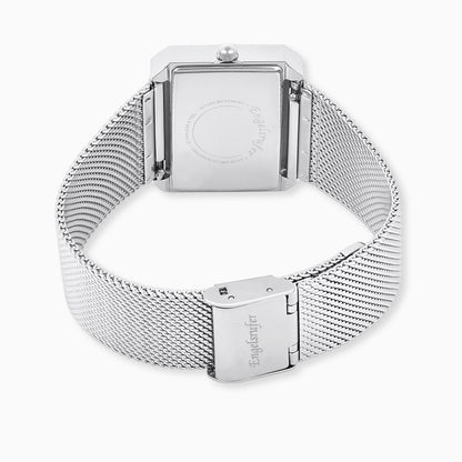 Engelsrufer women's analogue watch with silver mesh strap