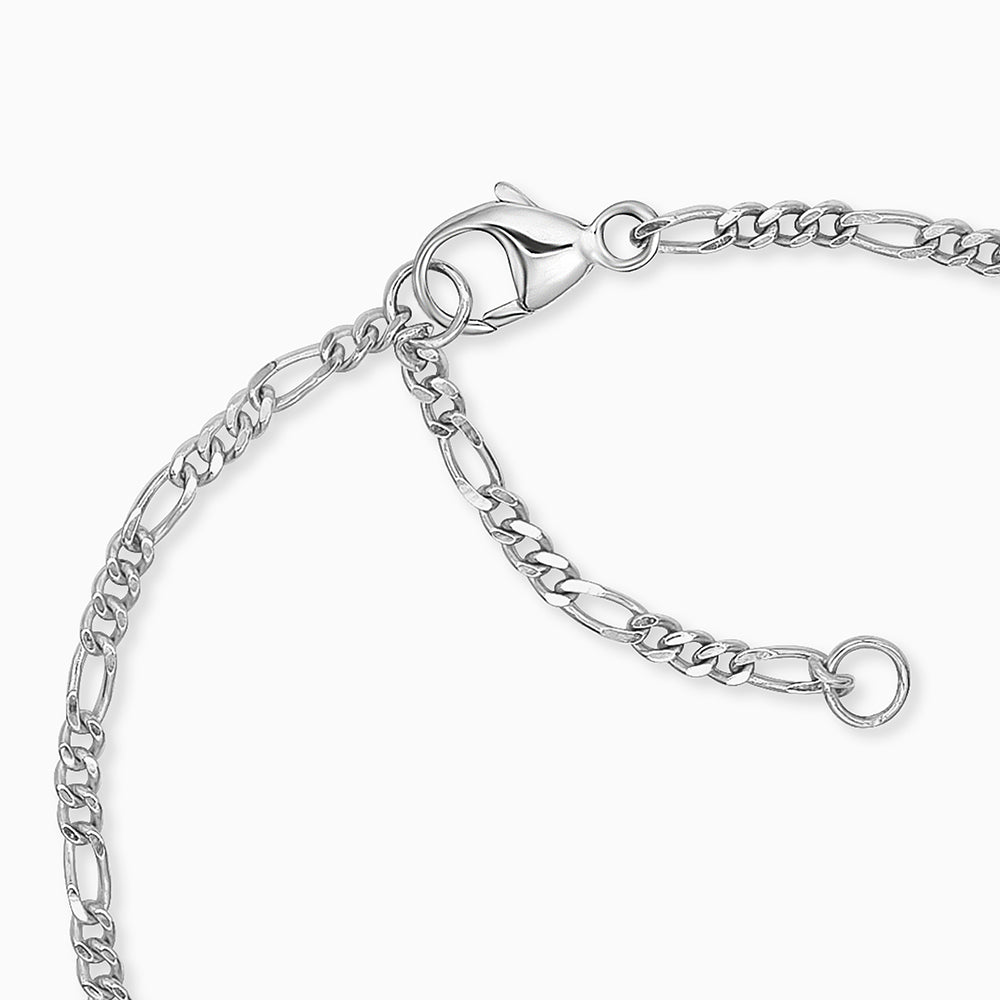 Engelsrufer girls children's bracelet silver with cross, heart and anchor pendants