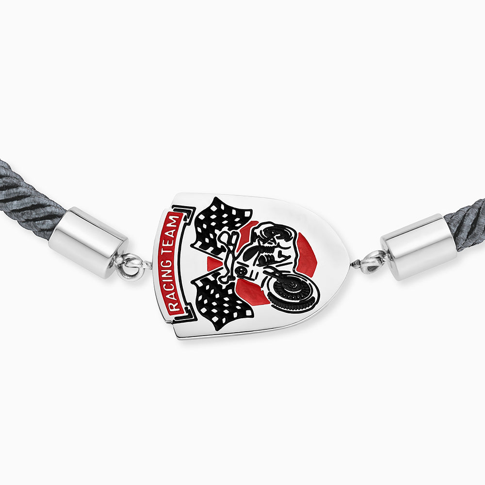 Engelsrufer children's bracelet boys stainless steel with enamel racing driver