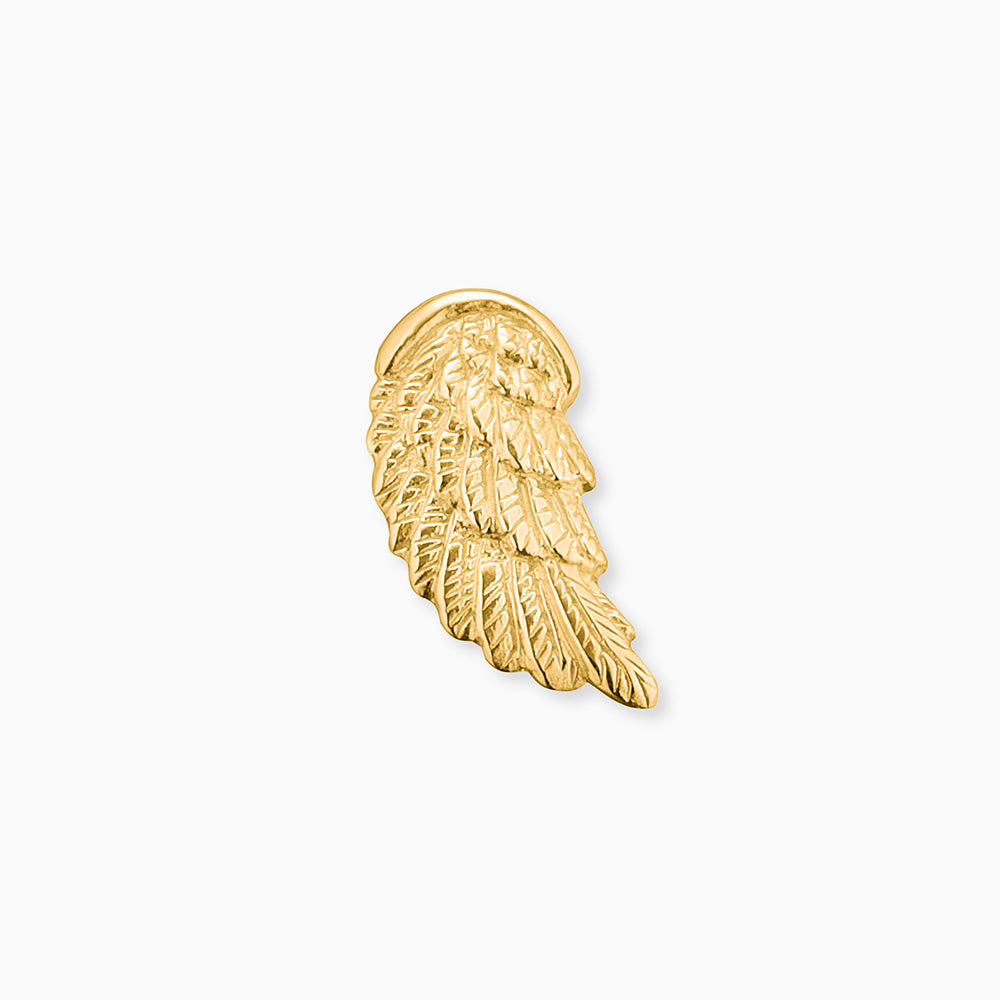 Engelsrufer children's earrings wings sterling silver gold-plated