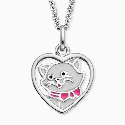 Engelsrufer children's necklace girls cat with multicolored enamel