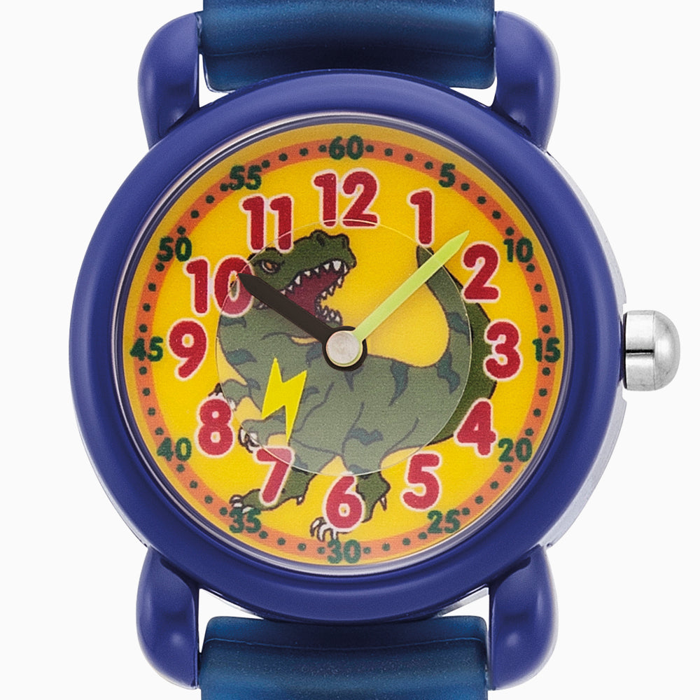 Engelsrufer children's watch dinosaur multicolor for boys including pencil case